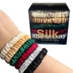 Šauras zīda gumijas matiem