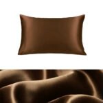Dabīgā zīda spilvendrāna coffe 19mm