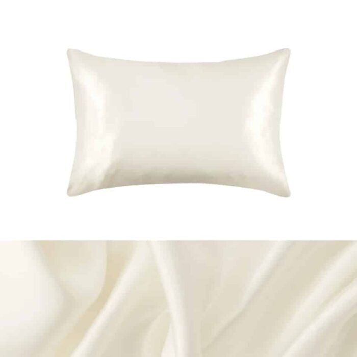 Balts zīda spilvendrāna