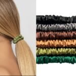 Zīda matu gumiju akcija