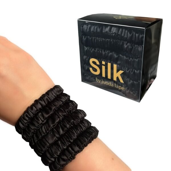 Zīda matu gumiju komplekts